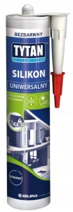 TYTAN EURO-LINE Silikon uniwersalny 280 ml bezbarwny