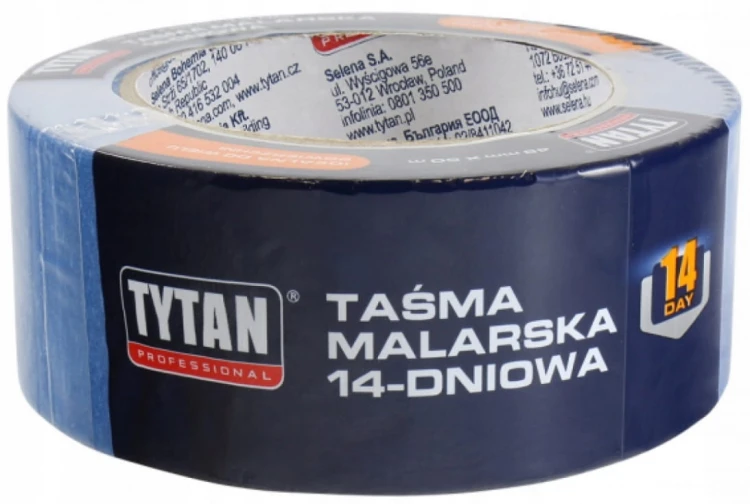 TYTAN PROFESSIONAL Taśma Maskująca 14-dniowa  30mm x 50m niebieski  TBT-M14-#30-50.jpg