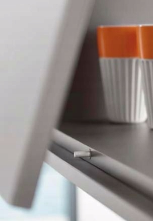 BLUM odbojnik TIP-ON krótki SZARY magnes 956.1004