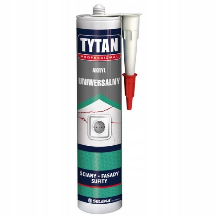 Akryl uniwersalny Tytan Professional biały 280 ml