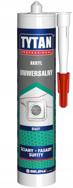 Akryl uniwersalny Tytan Professional biały 280 ml
