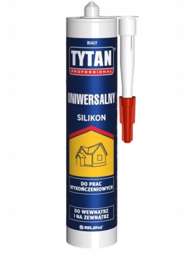 Silikon uniwersalny Tytan Professional biały 280 ml