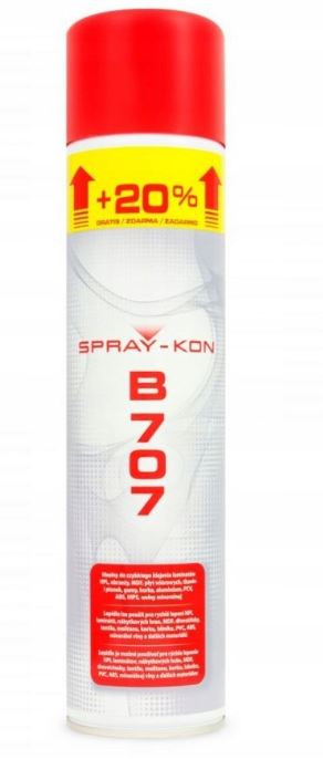 SPRAY-KON CLEAN Zmywacz do płyt meblowych + Klej kontaktowy B 707