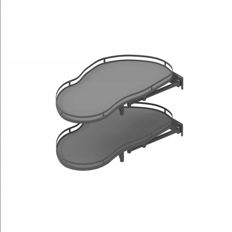 Rejs kosz nerka ERGO Corner Optima 900/500 prawa grafit WE36.0004.43.ID4
