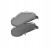 Rejs kosz nerka ERGO Corner Optima 900/500 prawa grafit WE36.0004.43.ID4