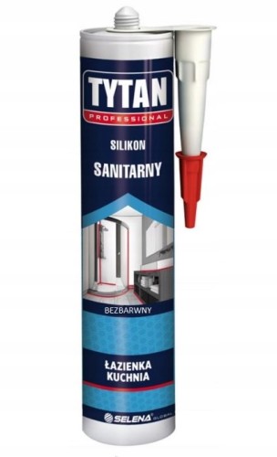 Silikon Tytan Profesional Sanitarny bezbarwny 280 ml - nowa dostawa