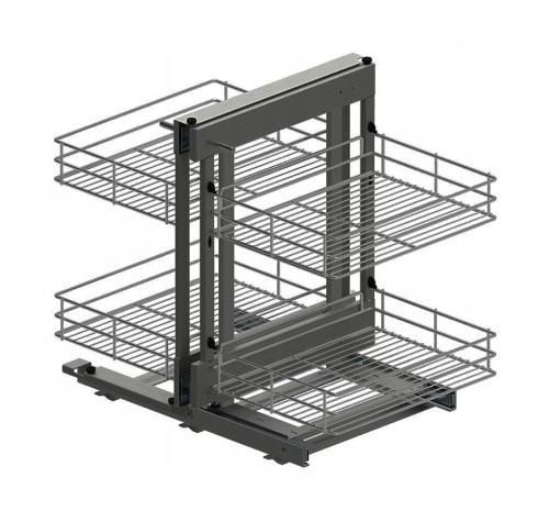 REJS Kosz magic corner MAXIMA CLASSIC 120 grafit lewy
