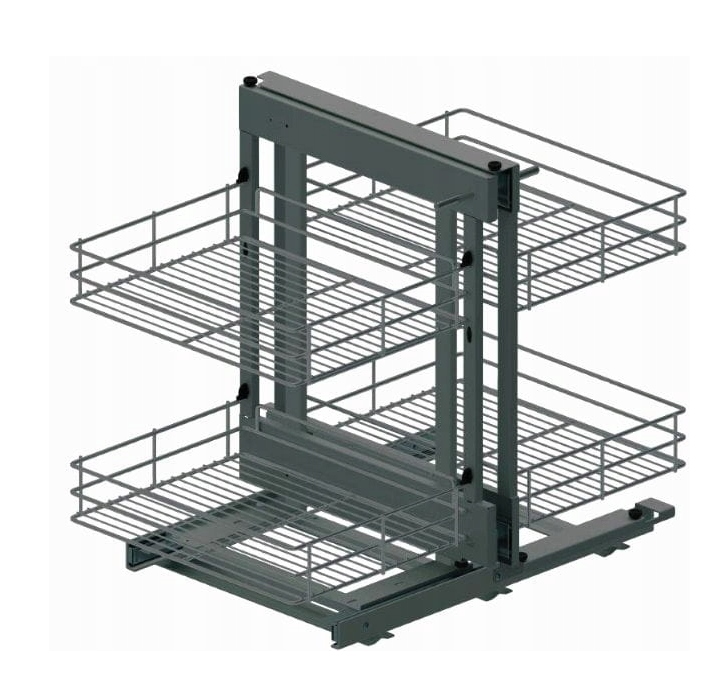 REJS Kosz magic corner MAXIMA CLASSIC 120 grafit lewy
