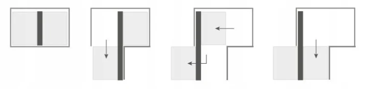 REJS Kosz magic corner MAXIMA CLASSIC 120 grafit lewy