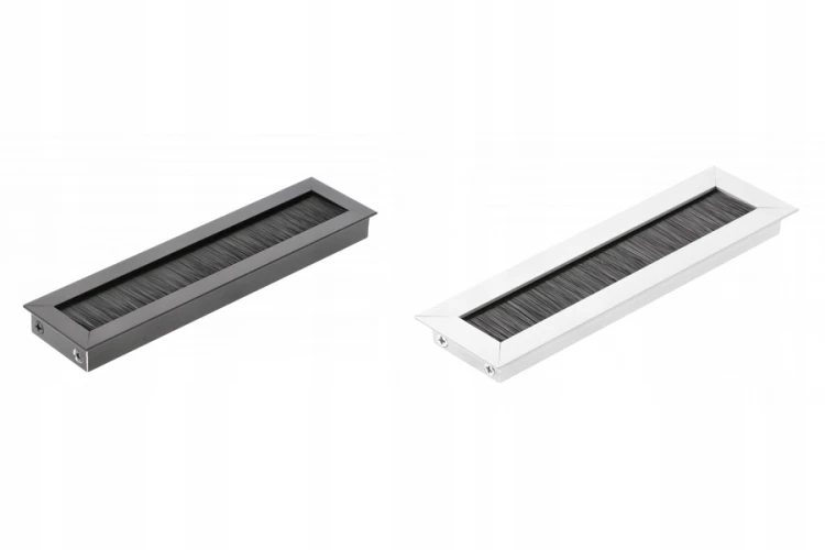GTV Przepust kablowy MERIDA przelotka na kable 51 x 180 mm czarny mat