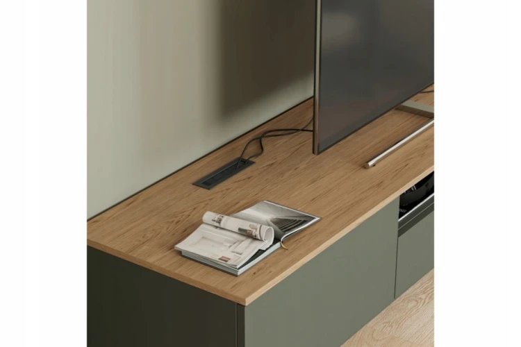 GTV Przepust kablowy MERIDA przelotka na kable 51 x 180 mm czarny mat
