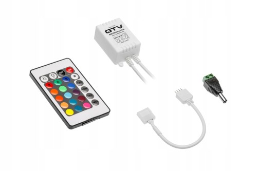 Kontroler LED, pilot GTV - RGB 12v IP 20