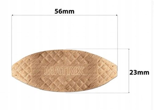 Lamelki bukowe 23 mm rozm 20 - 100 szt.