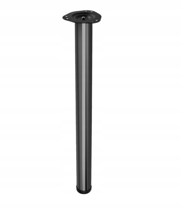 Noga meblowa do stołu GTV FI60 mm H-710 mm Czarna