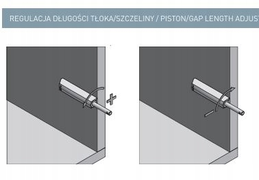 Odbojnik GTV SALTO NOVA nakładany z magnesem długi biały