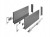 Szuflada AXIS PRO GTV B. wysoka H199 Antracyt 400 D