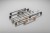 Uchwyt meblowy czarny mat GTV 819 C- 192mm L- 225mm uchwyt klasyczny czarny