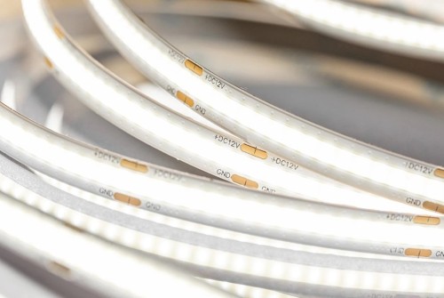 Taśma LED COB 12V, 480LED/m, 800lm, bez żelu, neutralny biały, GTV 4000K