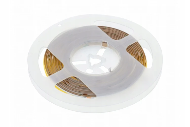 Taśma LED COB 12V, 480LED/m, 800lm, bez żelu, neutralny biały, GTV 4000K