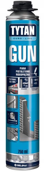 TYTAN Prof. pianka montażowa pistoletowa 750 ml