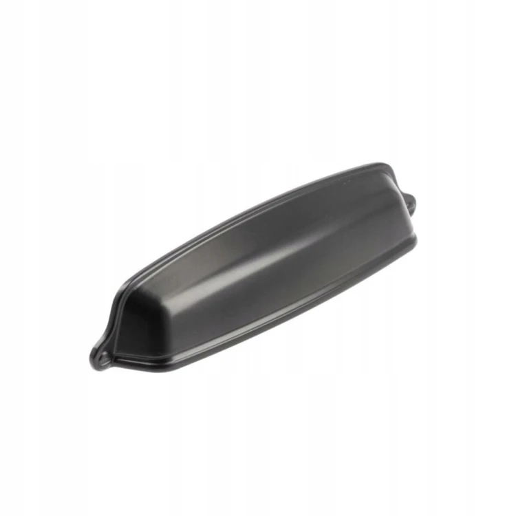 Uchwyt meblowy EVER muszla czarny GTV 128 mm