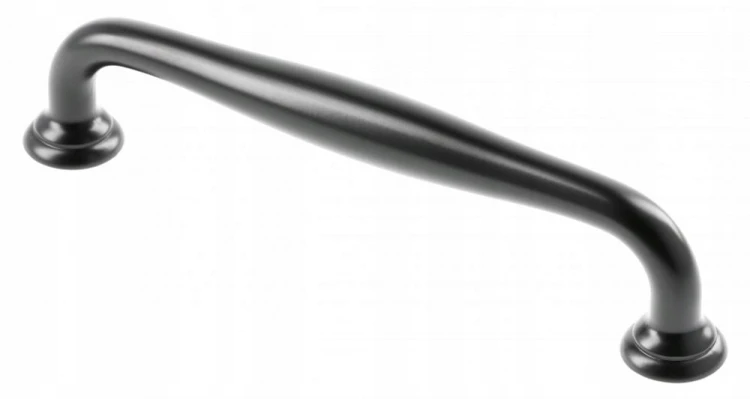 Uchwyt meblowy klasyczny czarny matowy 128mm STILO