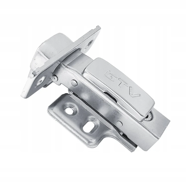 Zawias meblowy GTV ECHC nakładany, H=0, cichy domyk, prow, 4 otwory