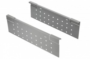 Modern box metalowe boki na reling szary 500 WYSOK