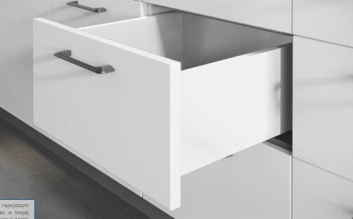 Szuflada AXISPRO 500mm biała- średnia H116 PB-AXISPRO-KPL500B1  1.JPG