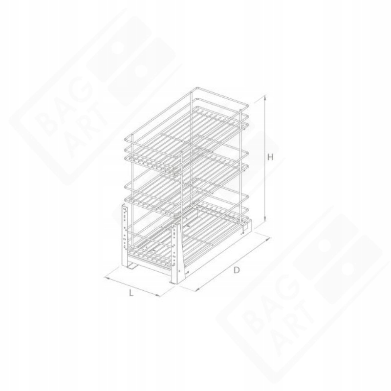 Cargo Mini NOMET 20 2 poziomy P22 W-2311M-20-P22