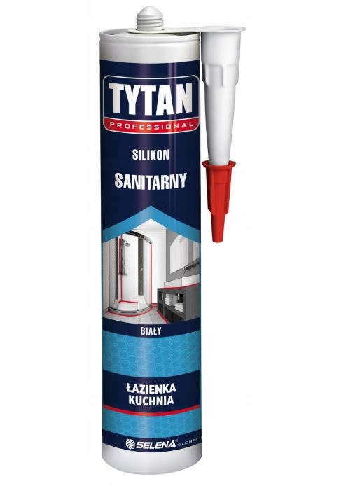Silikon Tytan Profesional Sanitarny biały 280 ml