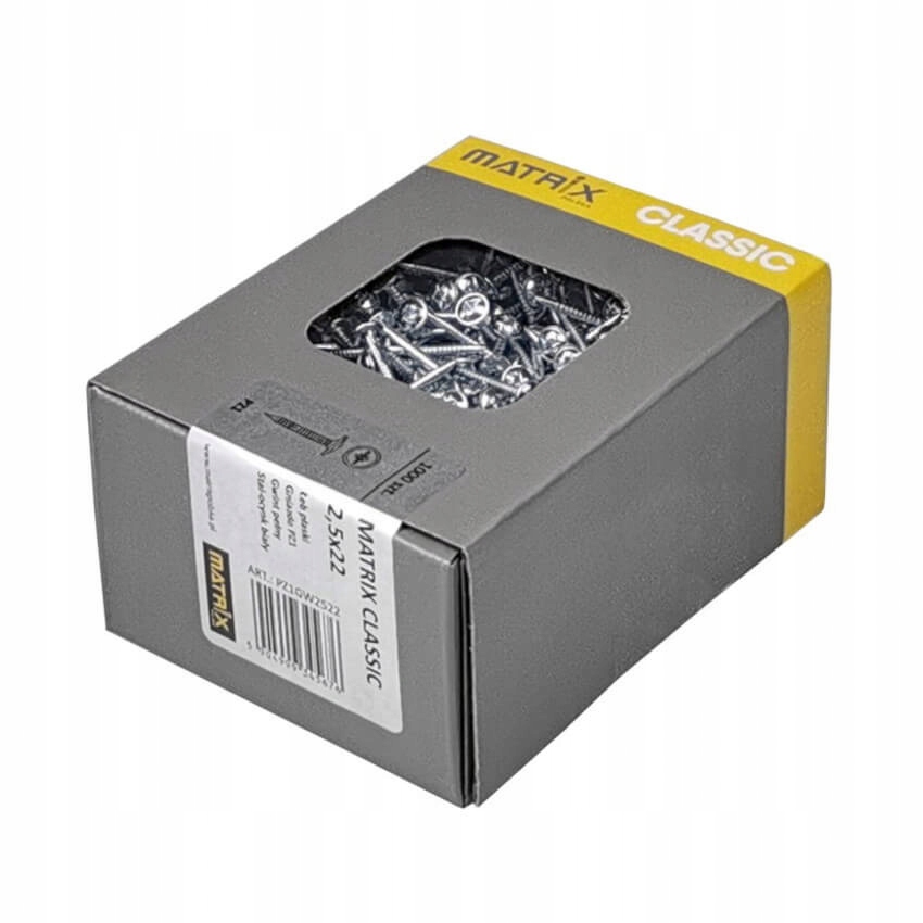 Gwoździo-wkręt MATRIX CLASSIC 2,5x22 - PZ1 opakowanie 1000 sztuk