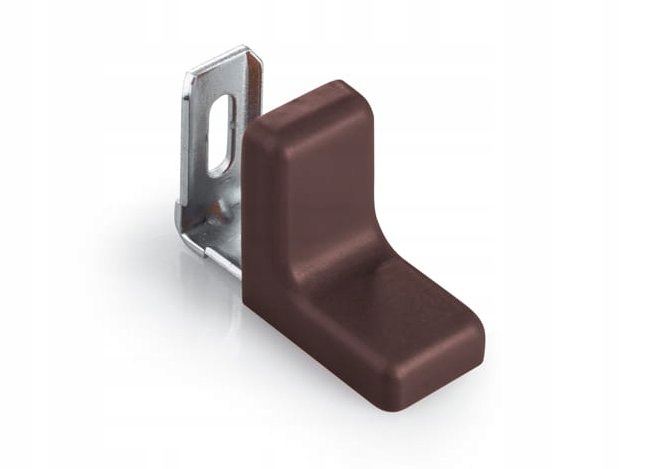 Kątowniki meblowe KOMANDORKI KN-375 Wenge ATM - 100 szt