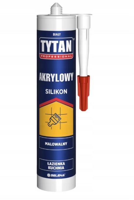 TYTAN PROFESSIONAL Silikon Akrylowy Uniwersalny 280 ml biały