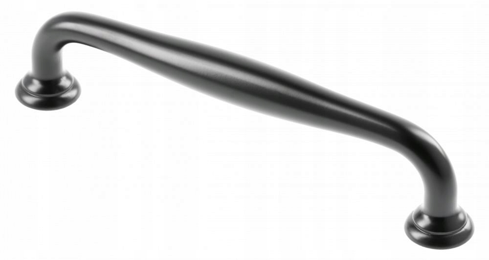 Uchwyt meblowy klasyczny czarny matowy 128mm STILO