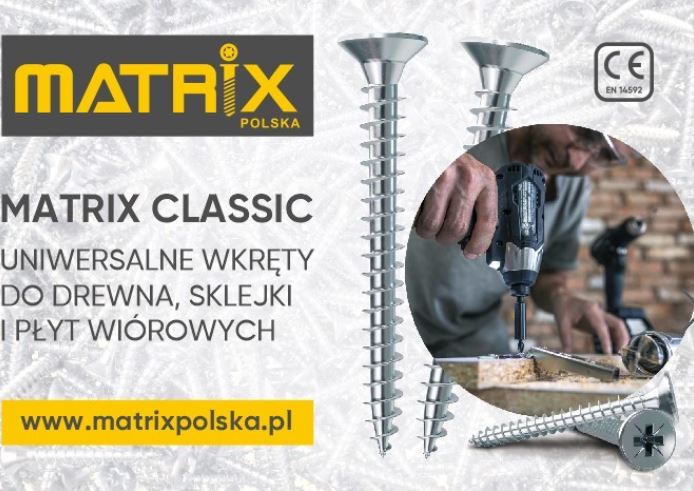 Wkręty do drewna Matrix Classic 4x60mm 100 szt. PZ2